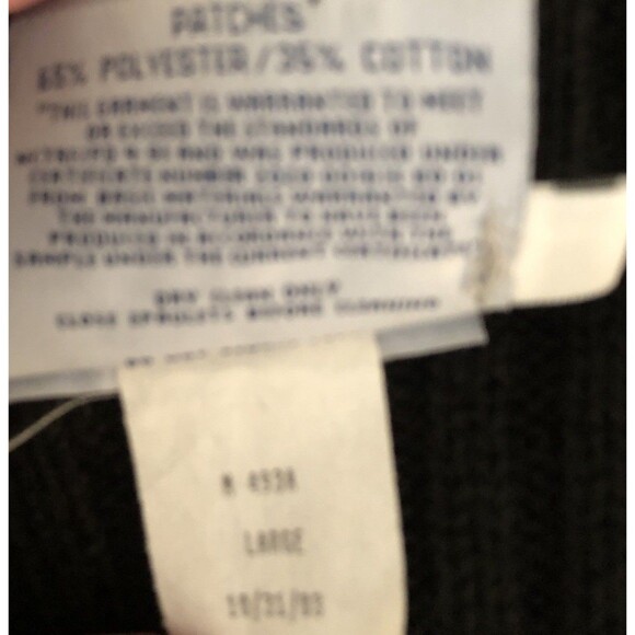 Scharf & Breit Wool V Neck Sweater Mens Sz L Military Elbow Shoulder Patches USA - Picture 15 of 15